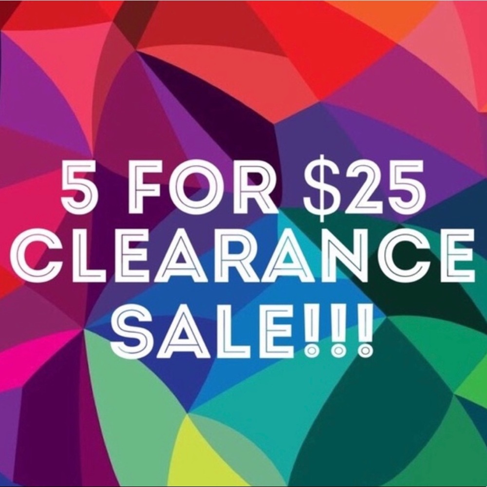 Just add 5 items marked 💥5 for $25💥 to your bundle and offer me $25.